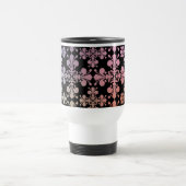 Gotische Eleganz Lilie Damask 3 Reisebecher (Mittel)