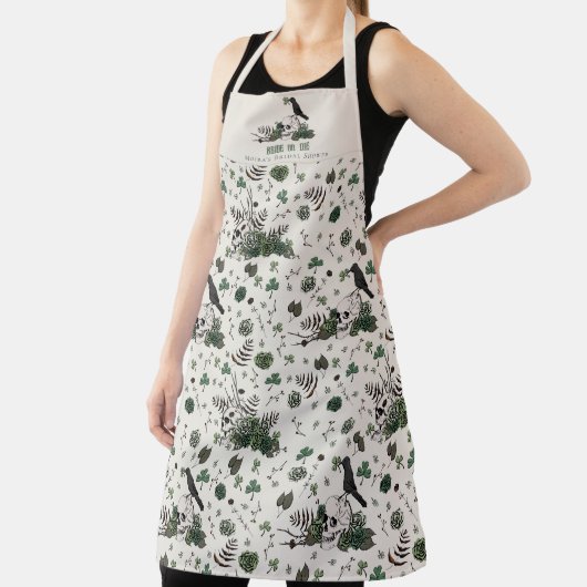 Gotische Elfenbeinbräune oder Die Blumenschädelhoc Schürze (InSitu)