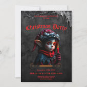 Gotische Elfenzauber unter Vollmond. Einladung (Vorderseite)