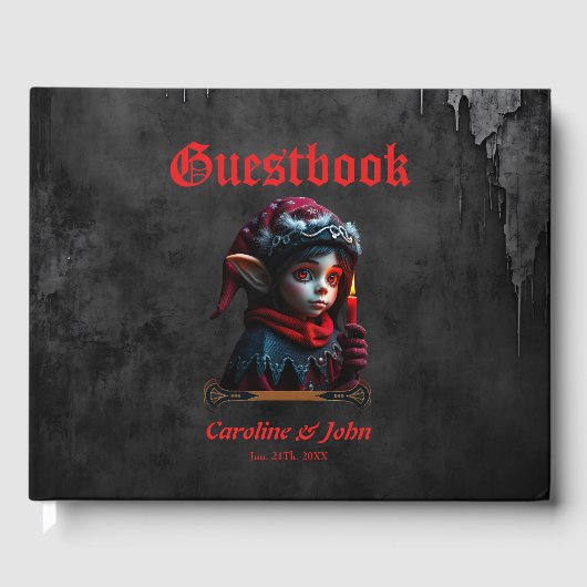 Gotische Elfenzauber unter Vollmond. Gästebuch (Vorderseite)