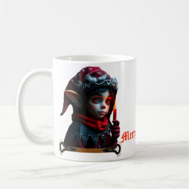 Gotische Elfenzauber unter Vollmond. Kaffeetasse