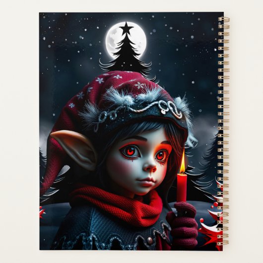 Gotische Elfenzauber unter Vollmond. Planer (Rückseite)