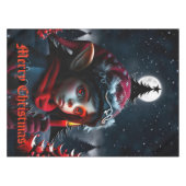 Gotische Elfenzauber unter Vollmond. Tischdecke (Vorderseite (Horizontal))