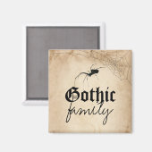 gotische Familie Magnet (Vorderseite/Rückseite)
