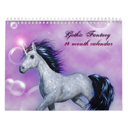 Gotische Fantasie 2012 24 Monatskalender Kalender (Titelbild)