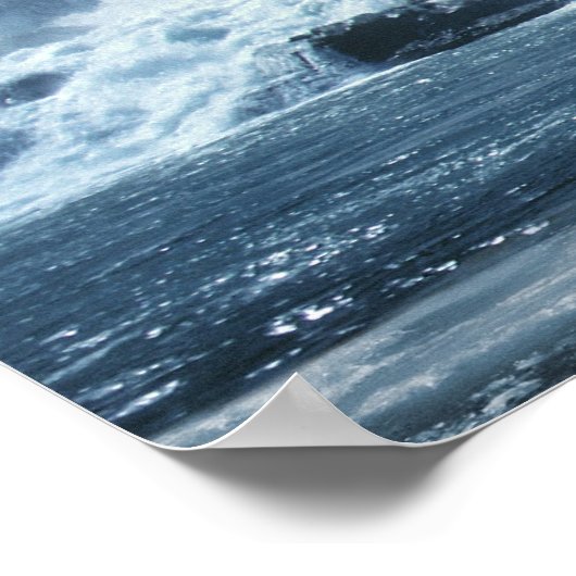 Gotische Fantasie oder entzückender Tempel Poster (Ecke)