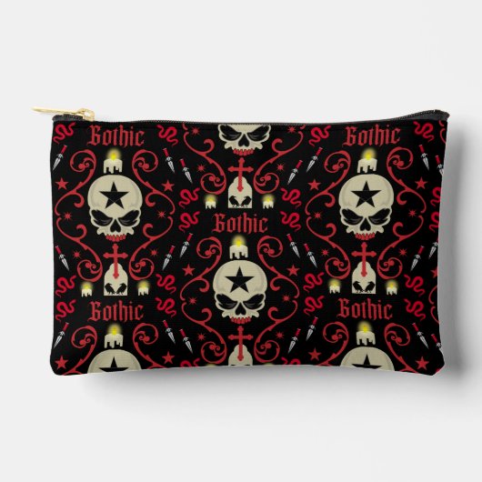 Gotische Fashion Bags und Accessoires Zubehörtasche (Vorderseite)