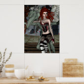 Gotische Fee Serie BRIDGETTE Fantasy Art Poster (Küche)