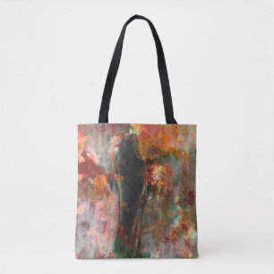 Gotische Figurative Malerei, Abstrakte Landschafts Tasche