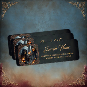 Gotische Flammen, der Wächter der brennenden Würfe