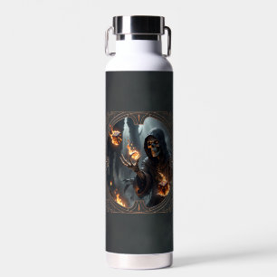Gotische Flammen, der Wächter der brennenden Würfe Trinkflasche