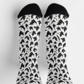 Gotische Fledermäuse Socken (Oben)
