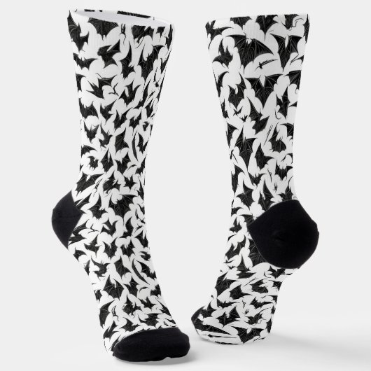 Gotische Fledermäuse Socken (Gewinkelt)