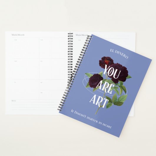 Gotische florale Eleganz auf jeder Seite Planer (Anzeige)