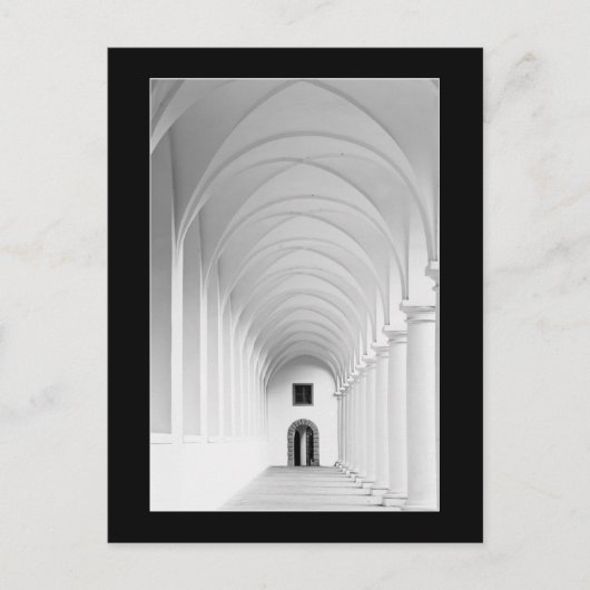 Gotische Flurfotografie Postkarte (Vorderseite)