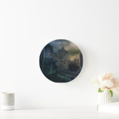 gotische Friedhofstollenuhr Runde Wanduhr (Zuhause)