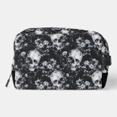 Gotische Gartenschnecken und Blumengoten Sommer Waschbeutel (Rückseite)