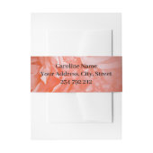 Gotische Geigenblüte mit rote Rosen Einladungsbanderole (Vorderseite Beispiel)