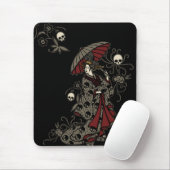 Gotische Geisha Mousepad (Mit Mouse)