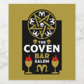 Gotische Geschenke und Zubehör Weinetikett (Einzelnes Label)