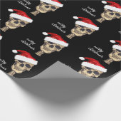 Gotische Geschenkverpackung der Schädel-frohen Geschenkpapier (Ecke)