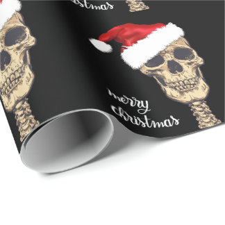 Gotische Geschenkverpackung der Schädel-frohen Geschenkpapier