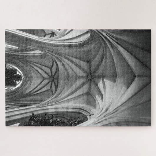 gotische Gewölbe Kathedrale Puzzle (Horizontal)