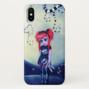 Gotische Girl-Voodoo-Puppe und gruselige Reben Case-Mate iPhone Hülle