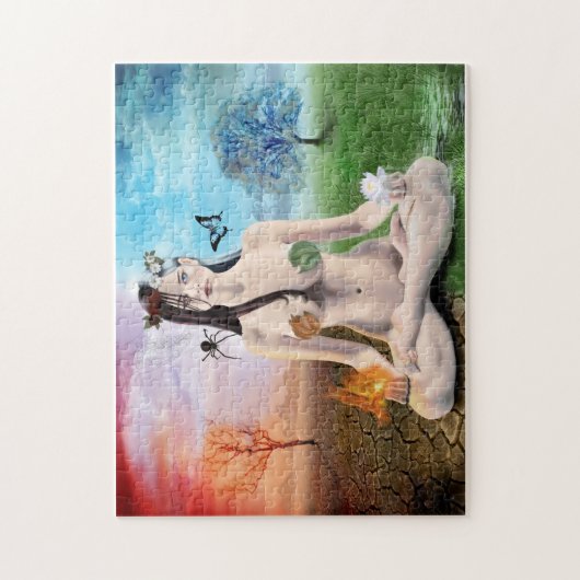 Gotische Göttin Puzzle (Vertikal)