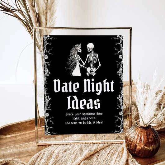 Gotische Halloween Brautparty Date Night Ideas Poster