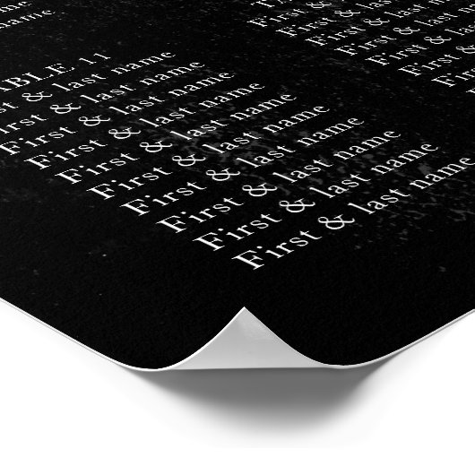 Gotische Halloween-Seekarte Poster (Ecke)