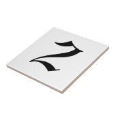 Gotische Hausnummerfliesen Fliese (Seite)