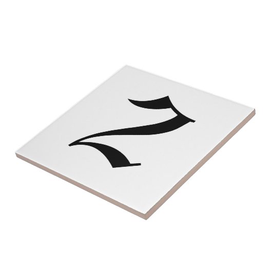 Gotische Hausnummerfliesen Fliese (Seite)