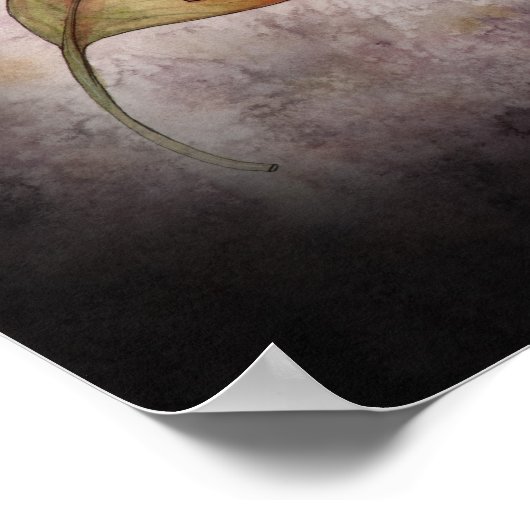 Gotische Herbstmärchen Fairy Fantasy Kunstdruckere Poster (Ecke)