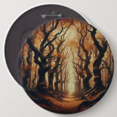 Gotische Herbstwälder Button (Vorne & Hinten)