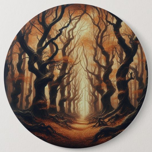 Gotische Herbstwälder Button (Vorderseite)