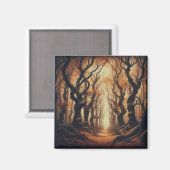 Gotische Herbstwälder Magnet (Vorderseite/Rückseite)