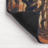 Gotische Herbstwälder Mousepad (Ecke)