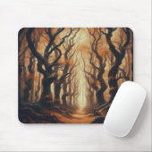 Gotische Herbstwälder Mousepad (Mit Mouse)
