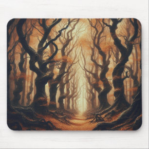 Gotische Herbstwälder Mousepad