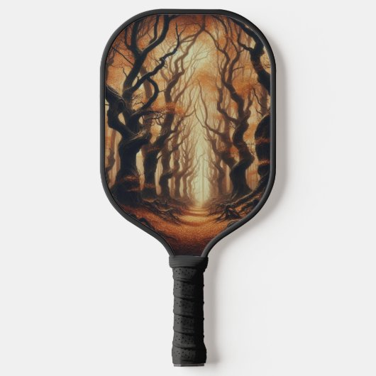 Gotische Herbstwälder Pickleball Schläger (Vorderseite)