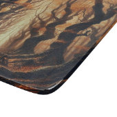 Gotische Herbstwälder Schneidebrett (Ecke)