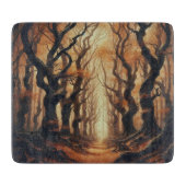 Gotische Herbstwälder Schneidebrett (Vorderseite)