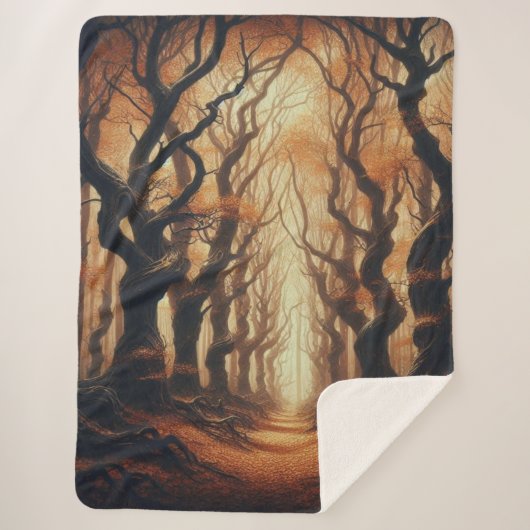 Gotische Herbstwälder Sherpadecke (Vorderseite)