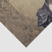 Gotische Hexe-Elegance - Dekoupage - Seidenpapier (Detail)