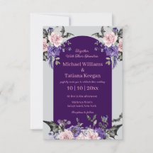 Gotische Hochzeit im Zeichen des Purpurroten & Ros