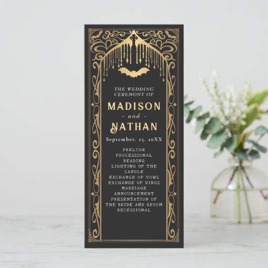 Gotische Hochzeit in Gold Vampire Programm (Stehend Vorderseite)