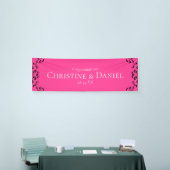 Gotische Hochzeit in Pink und Schwarz Banner (Messeveranstaltung)