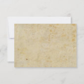 Gotische Hochzeit mit Dark Florals Save The Date (Rückseite)