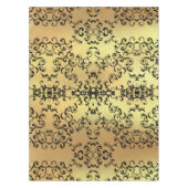 Gotische Hochzeit mit schwarzem Swirl Tischdecke (Vorderseite)